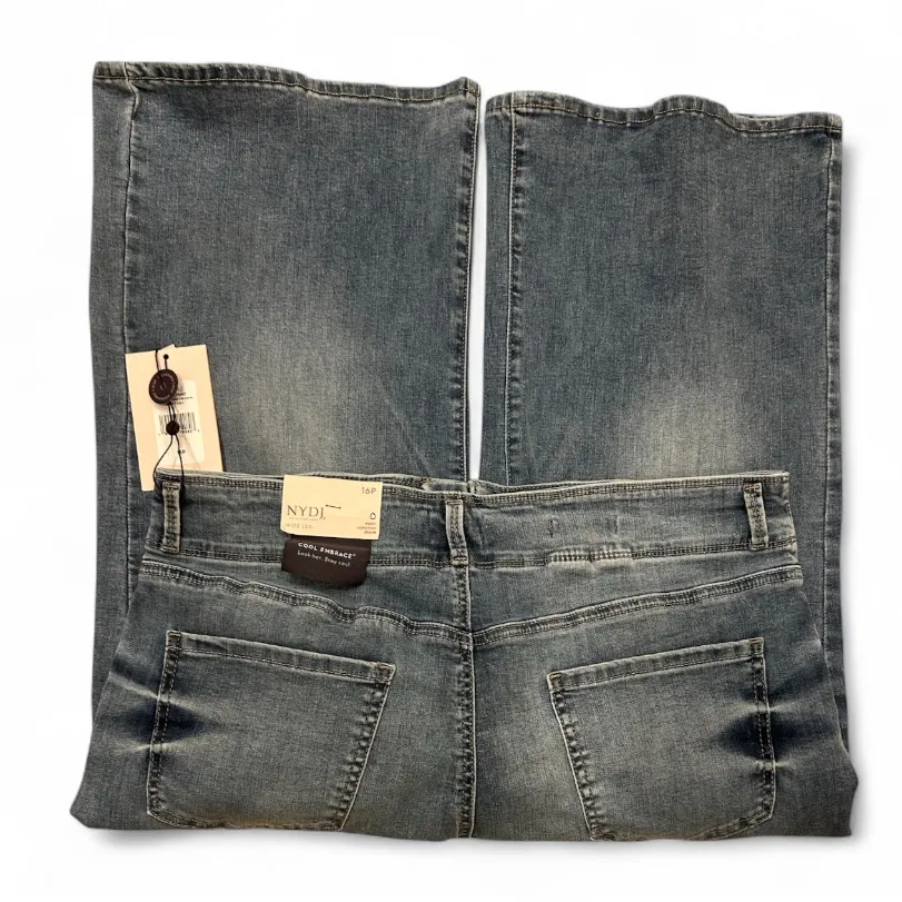 NYDJ HR Major Wide Leg Capri “Fantasy” Jeans Womes 16P Wash Blue Retro NWT - Image 5