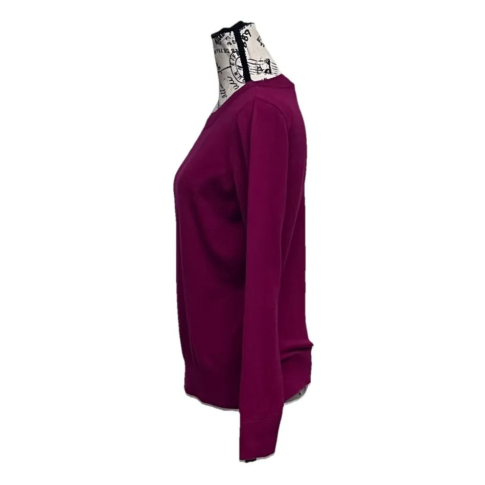 LOFT Pink Sweater Beach Coastal Preppy Hippie Marine Nautical S Modest Mature - Image 3