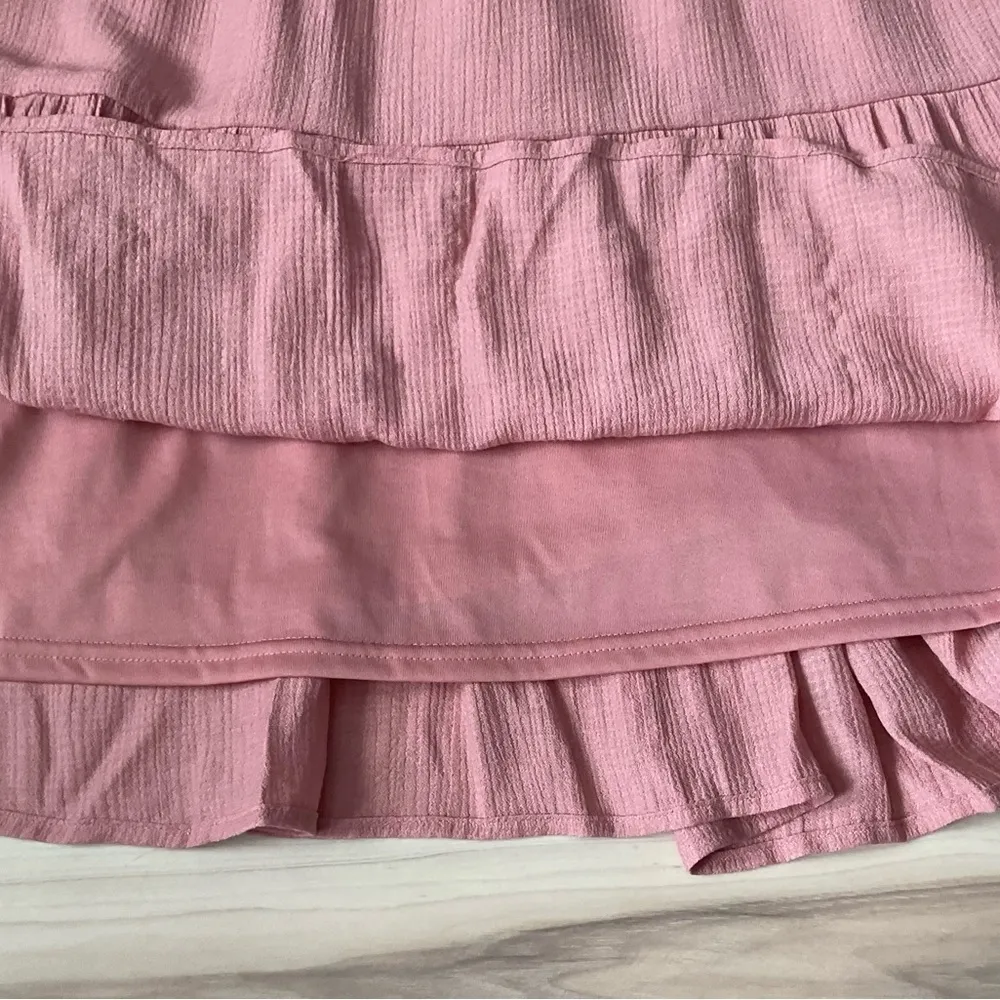 Anthropologie MINE Ruffle and Bow Crinkle Dress Size Large. - Image 8