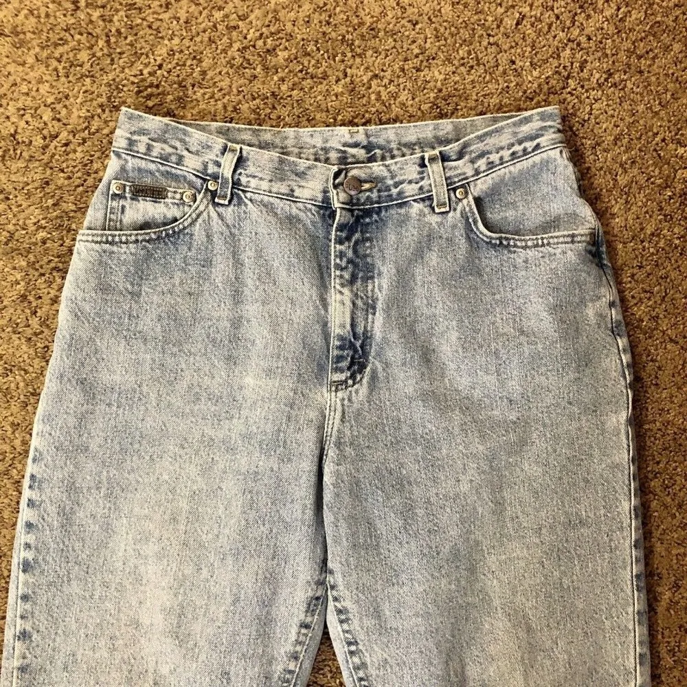 Vintage Riveted Lee Jeans Womens 12? Used - Image 5