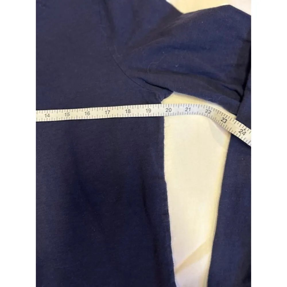 EILEEN FISHER - SKIN Navy Blue Bundle of 2 3/4 Shirt Lightweight sweater MEDIUM - Image 2