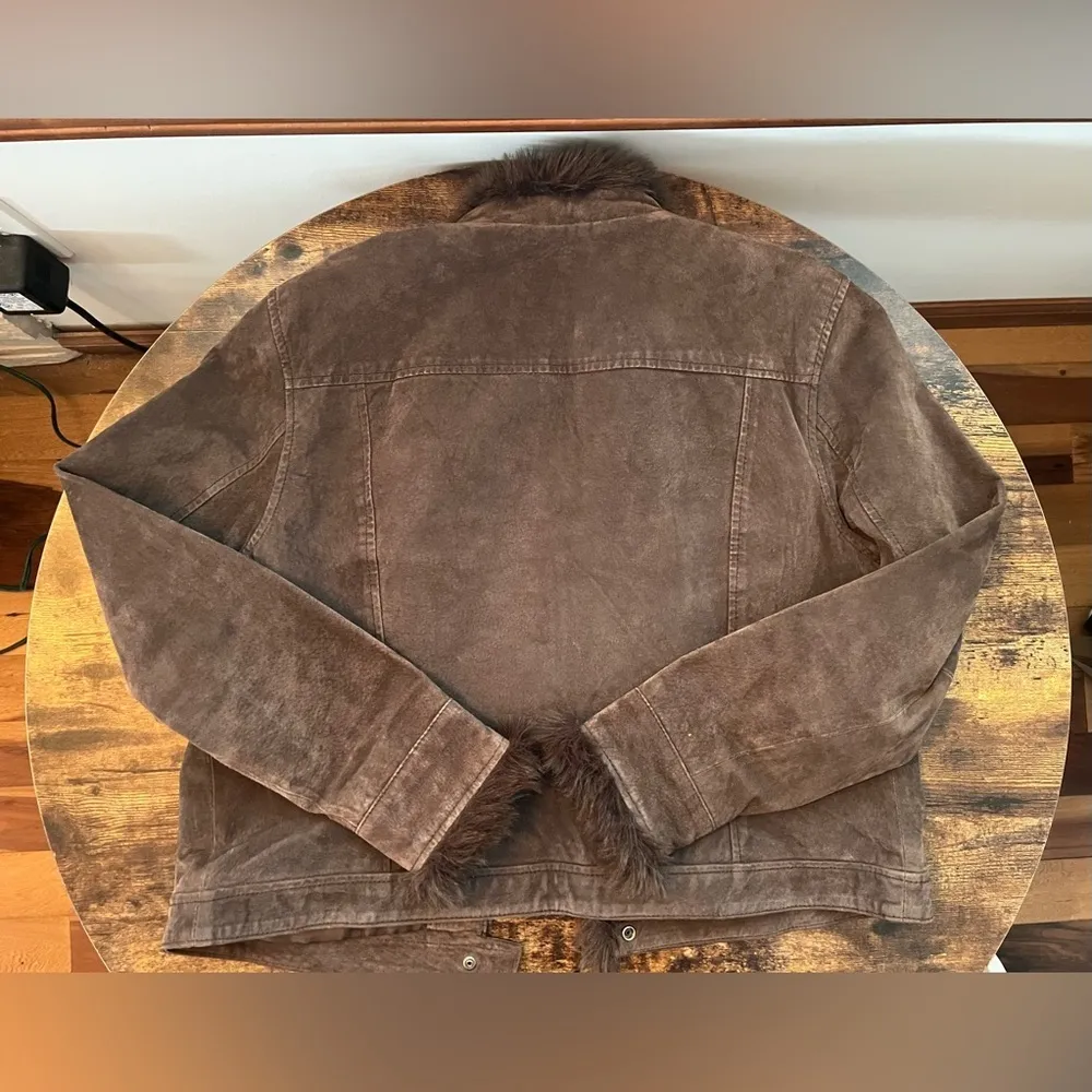 Coldwater Creek  | womens suede jacket. Size: PL - Image 10