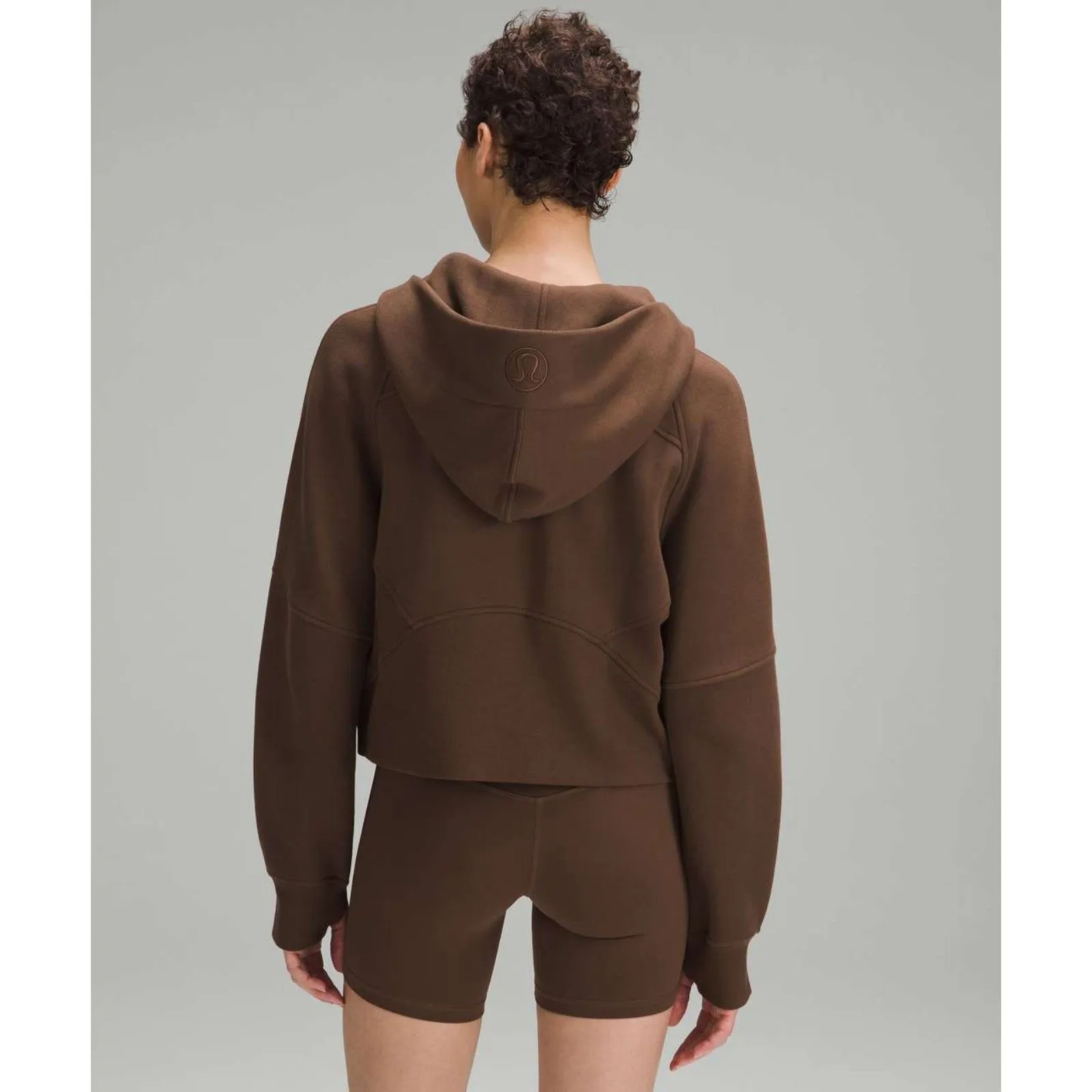 Lululemon Scuba Oversized Half-Zip Hoodie in Java Size M/L - Image 2