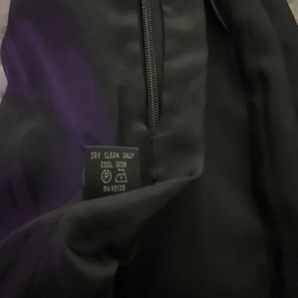 Lafayette 148 New York Petite Black Skirt Size 14 P knee length contemporary - Image 8