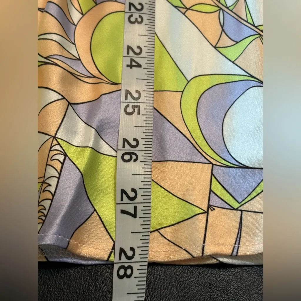 Zara Multicolor Cutout Backless Side Zip Dress size L - Image 15