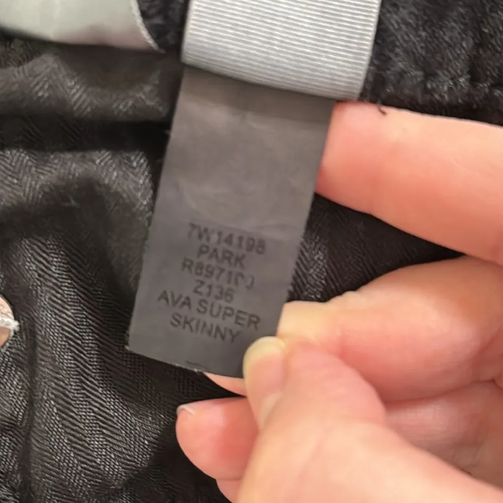 Lucky Brand Ava Super Skinny Dynamic Stretch Velour Black Jeans Size 27 - Image 9