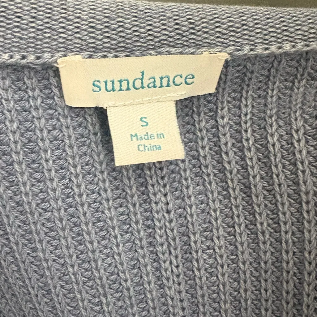 Sundance Women’s Sapphire Blue Ella Cardigan Sweater Size Small - Image 6