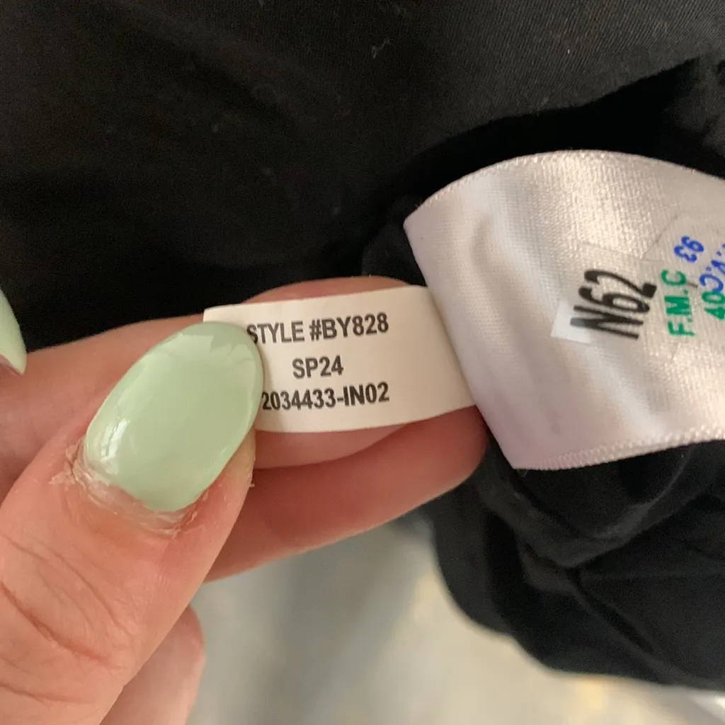 J CREW WOMENS BLACK TANK MIDI DRESS BUBBLE HEM SMALL NEW WITH TAGS BY828 - Image 9