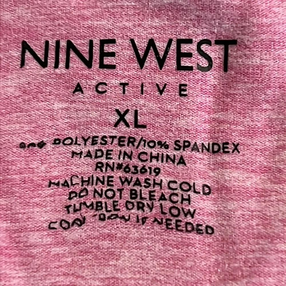 NINE WEST ACTIVE XL sports bra removable pads 4 way stretch moisture wicking NWT - Image 2