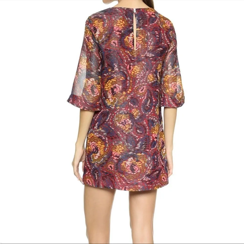 Elizabeth & james Mallory silk mini dress small - Image 2