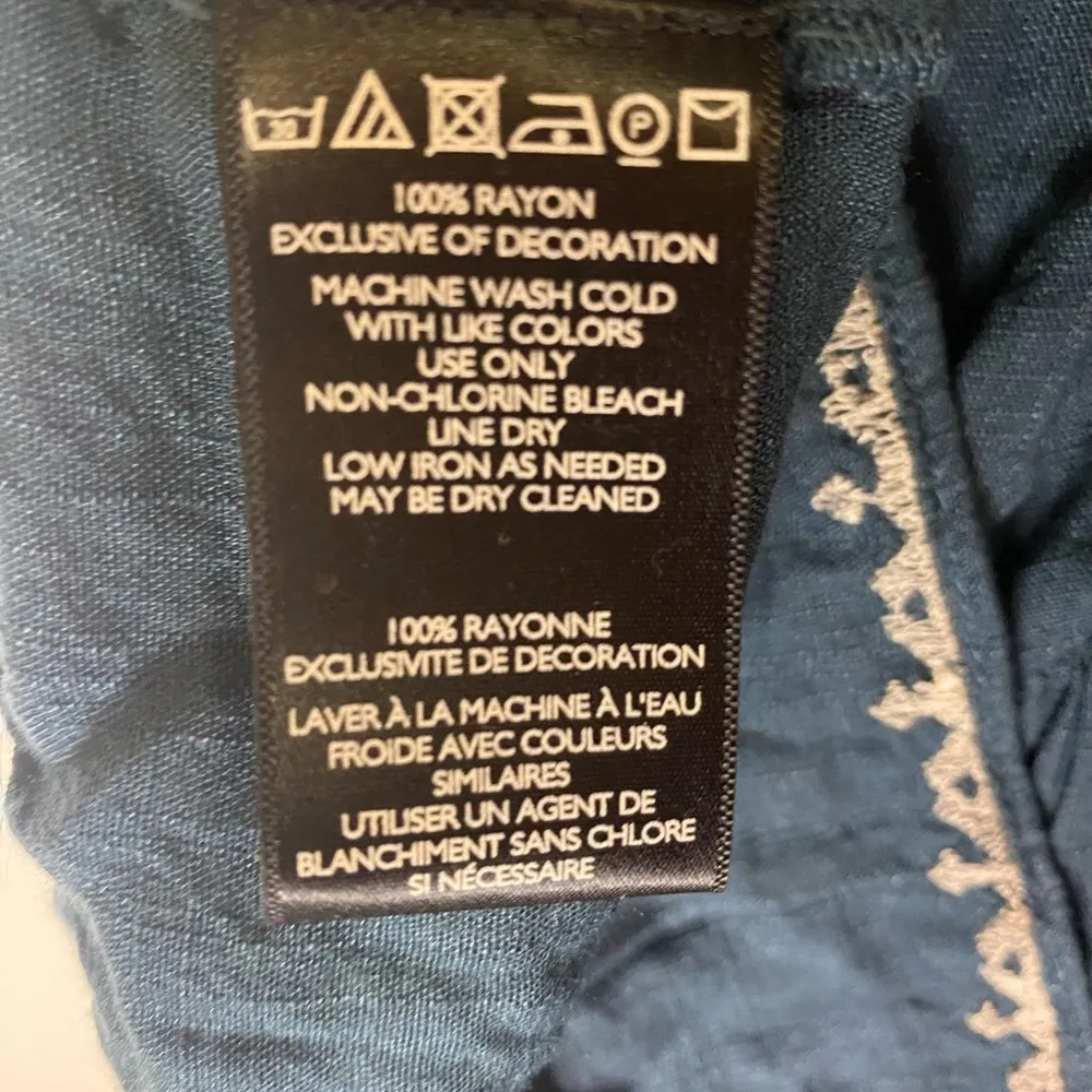 Ecoté Blue Tribal Pattern Halter Top - Image 11