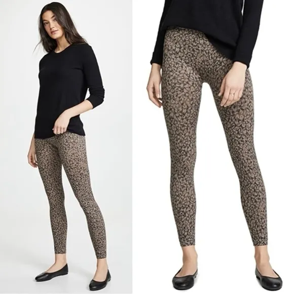 Spanx Look At Me Now Leggings in Mini Leopard Size XL Full Length Shape Wear - Image 2