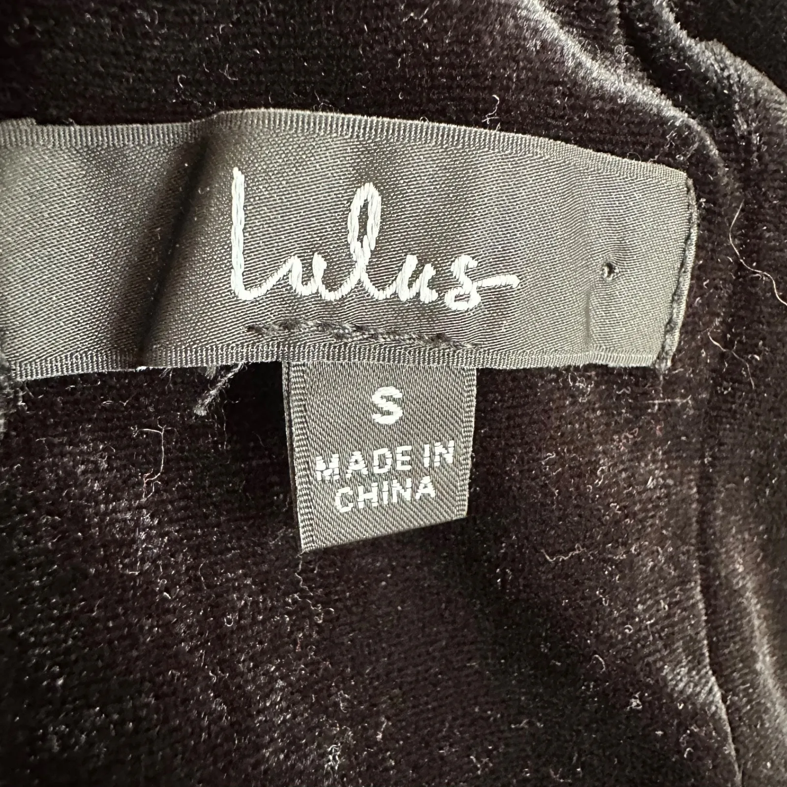 LULUS My Dream Come True Black Velvet Strapless Maxi Dress Size Small Plunge Nec - Image 6