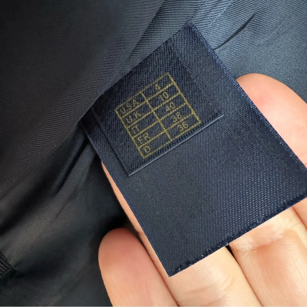 Brooks Brothers‎ Women's Navy Suit Jacket Blazer Button Lined Workwear Size 4 - Image 4