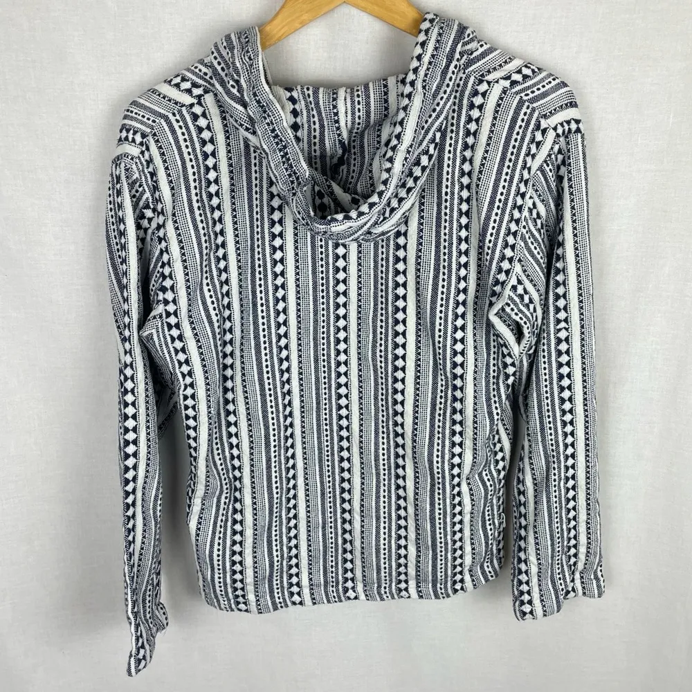 Beach by Exist Striped Pullover Beach Hoodie - Image 2