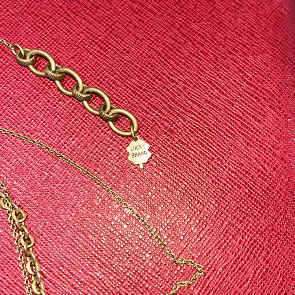 Lucky Brand Peace Necklace - Image 3