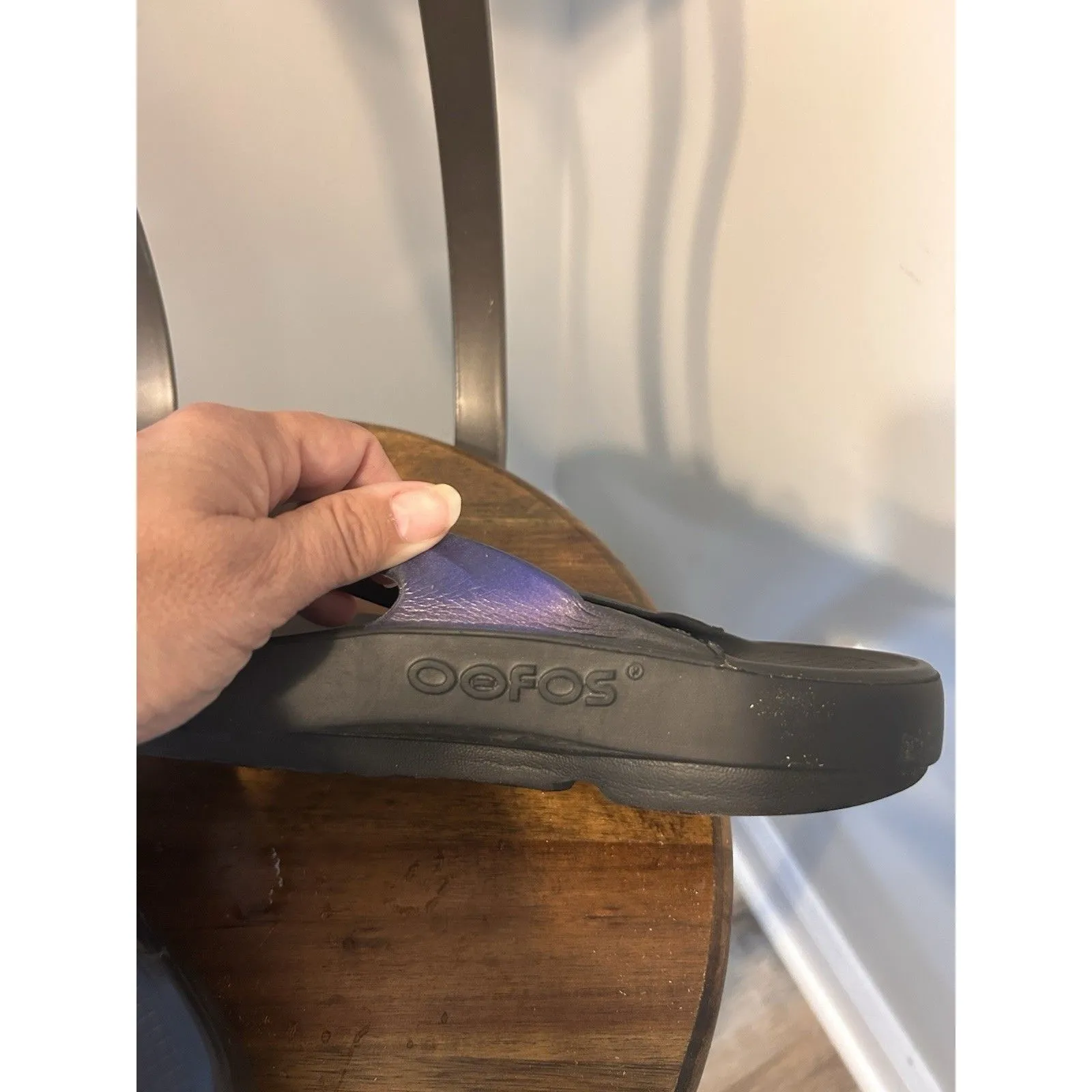 Oofos Oolala Luxe Women’s Size 10 41 Flip Flop Sandals Multicolor Ombre Open Toe - Image 7