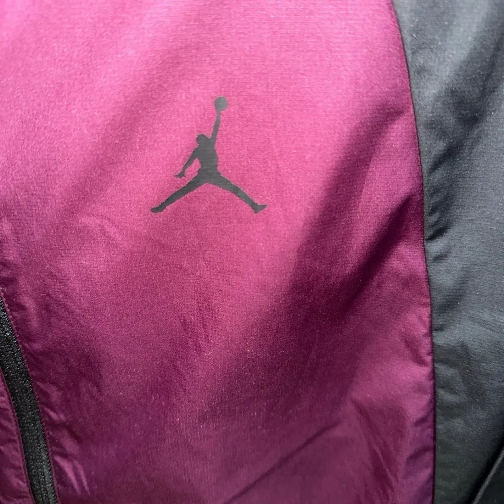 Jordan Black and Purple Windbreaker Jacket - Image 3