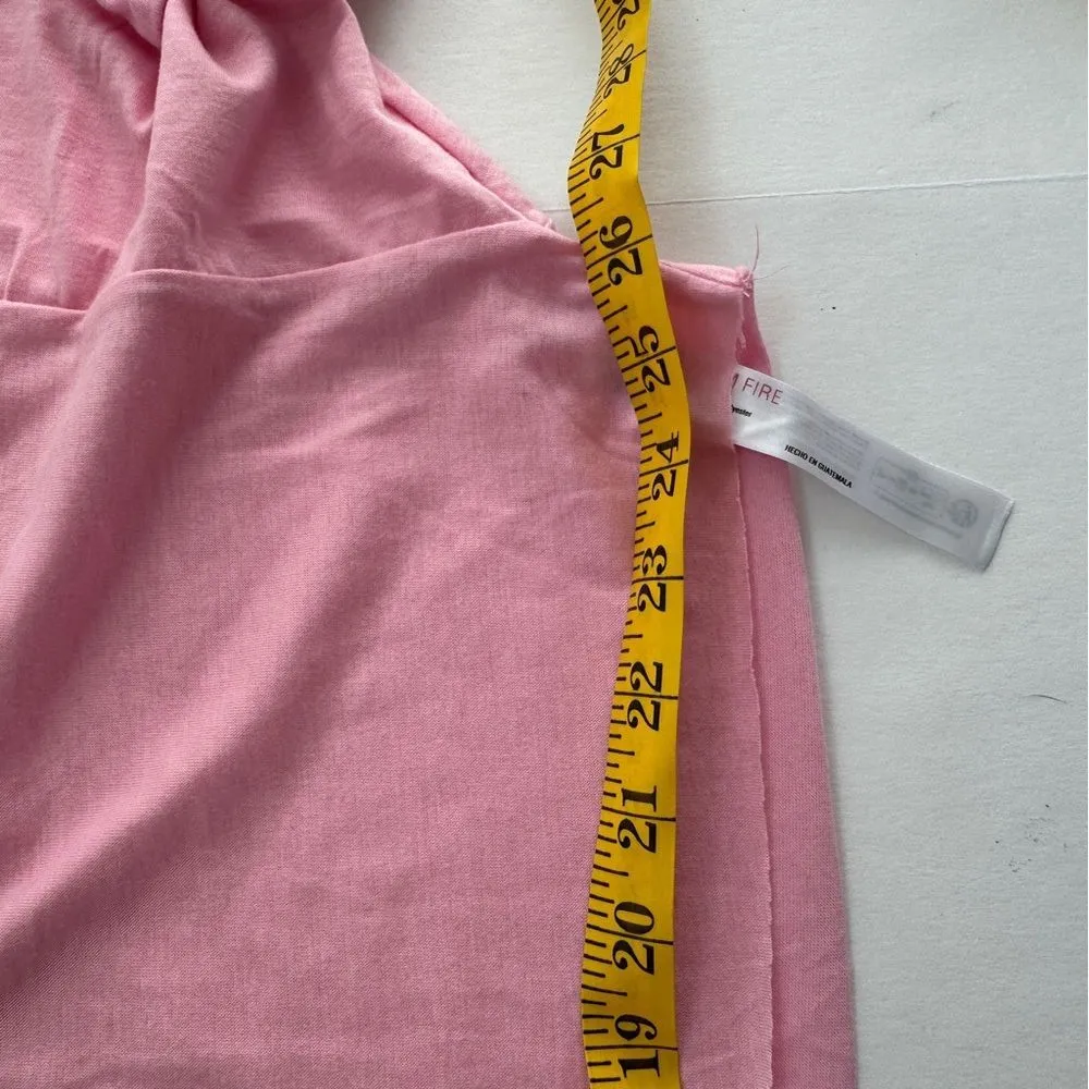 Out From Under Addison Cozy Cropped Tee Pink Size X-Small NWOT - Image 5