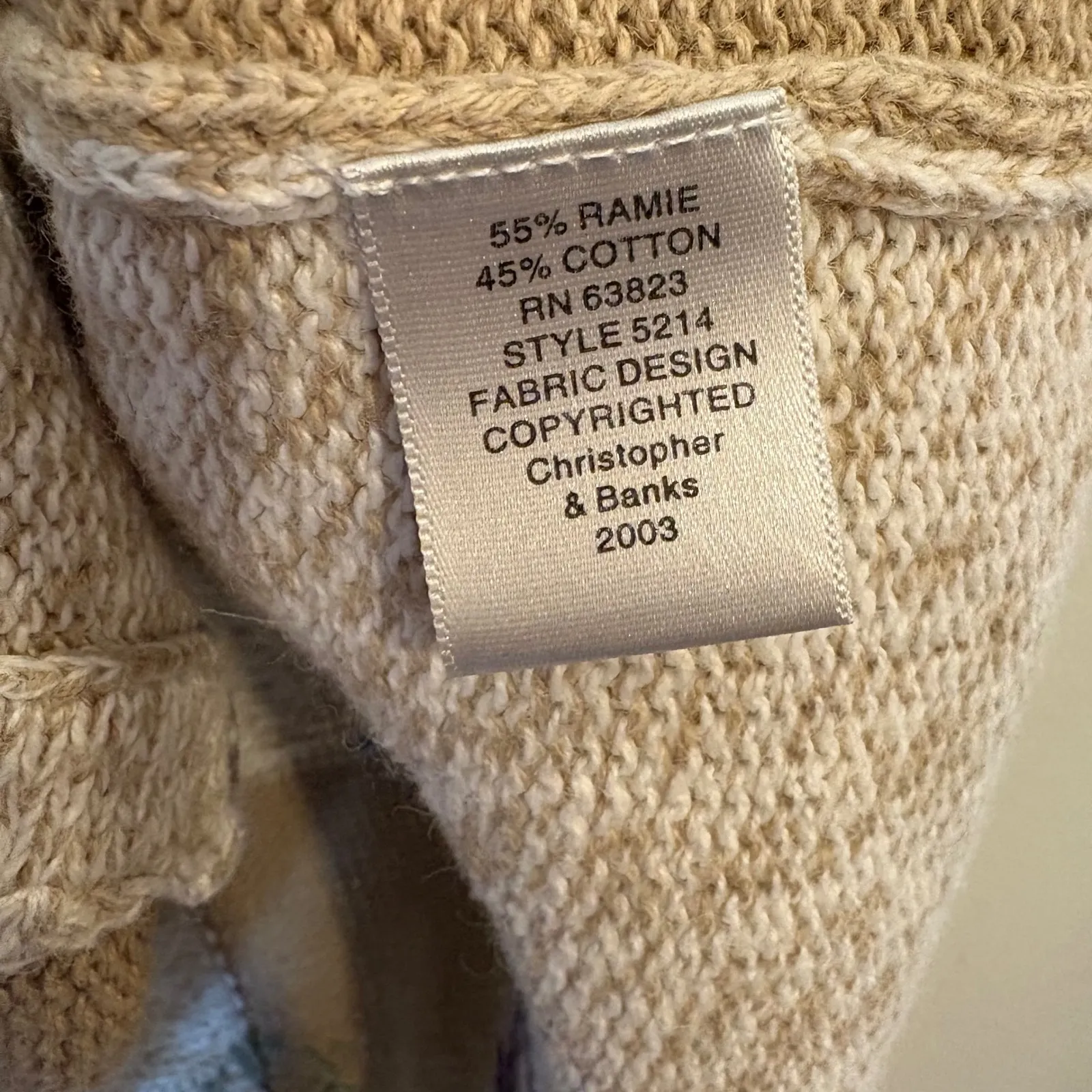 Vintage 2003 Christopher & Banks Hand-Embroidered Sweater Vest Size Medium - Image 5