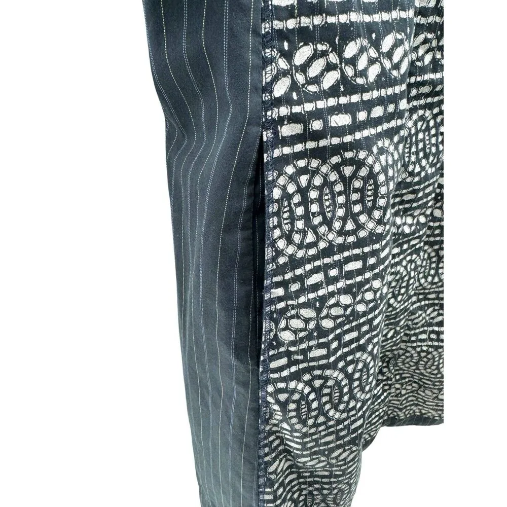 Burning Torch Jacket Dress Anthropologie Boho Western Pockets Button Down‎ Lined Size L - Image 5