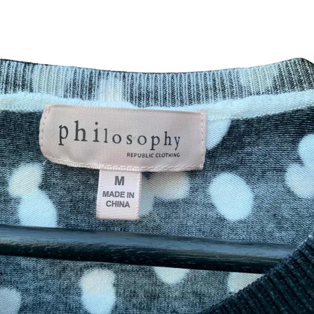 Philosophy women's size medium cardigan - Image 3