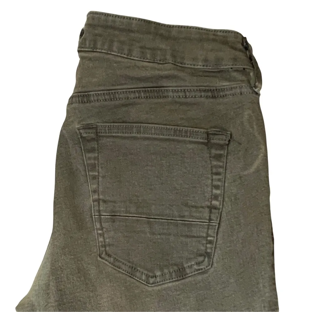 Pacsun Women's Denim Skinny Jeans Gray Stretch Mid-Rise Raw Hem EUC - Image 7