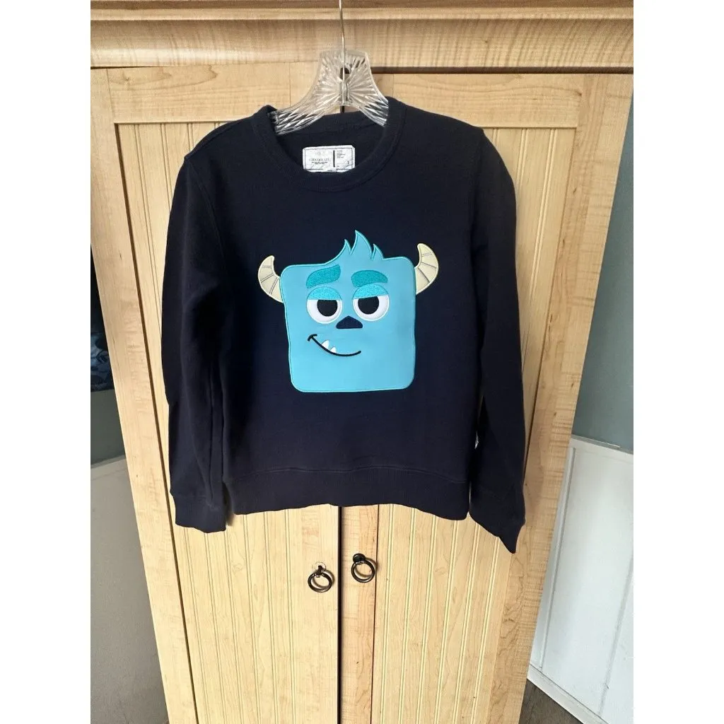 CHOCOOLATE X Disney Pixar Monster’s Inc. Sully Sweatshirt Sweater Crewneck SMALL Gray - Image 5