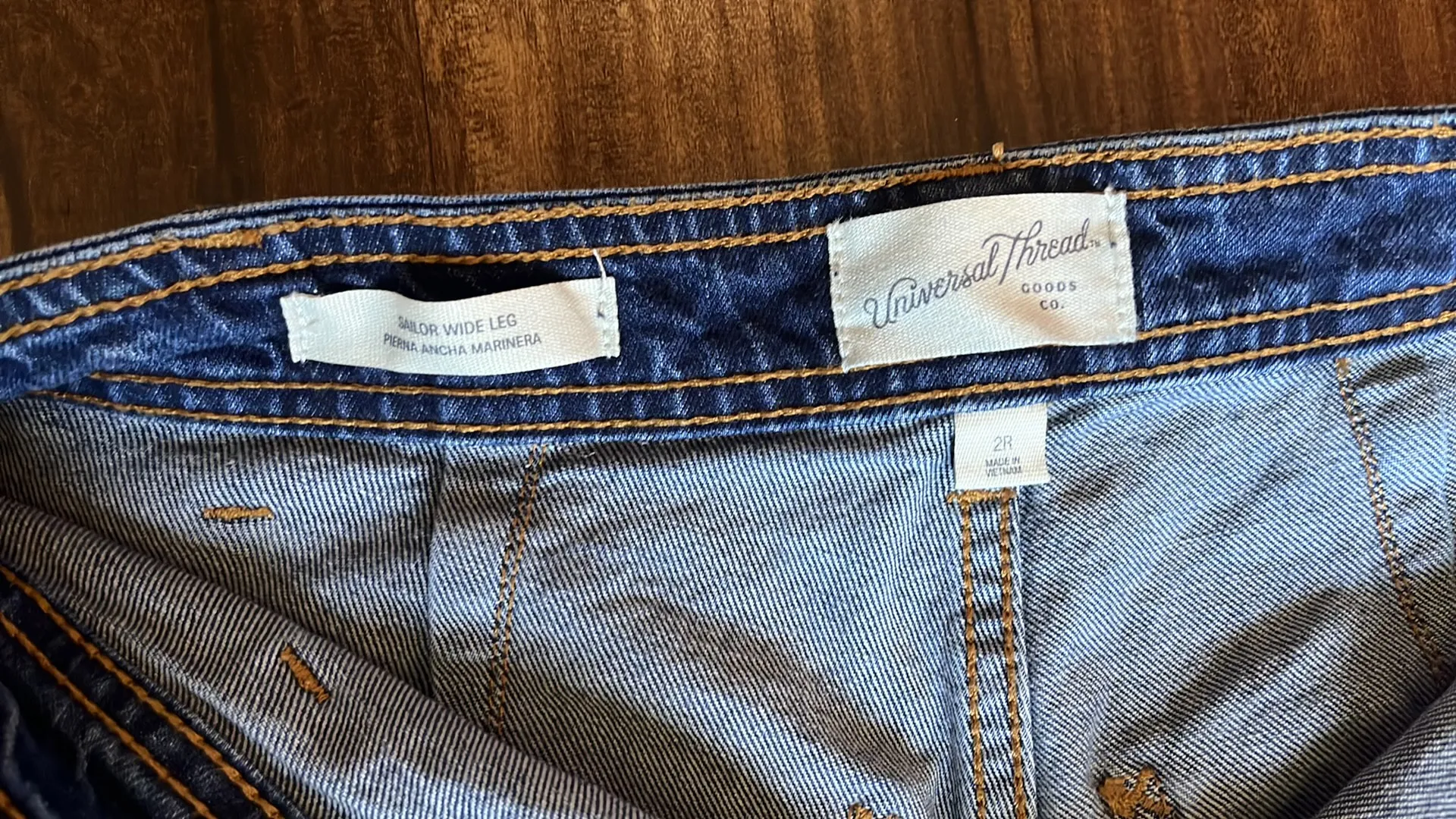 Universal Threads Universal Thread Sailor Wide Leg Jeans - Image 4