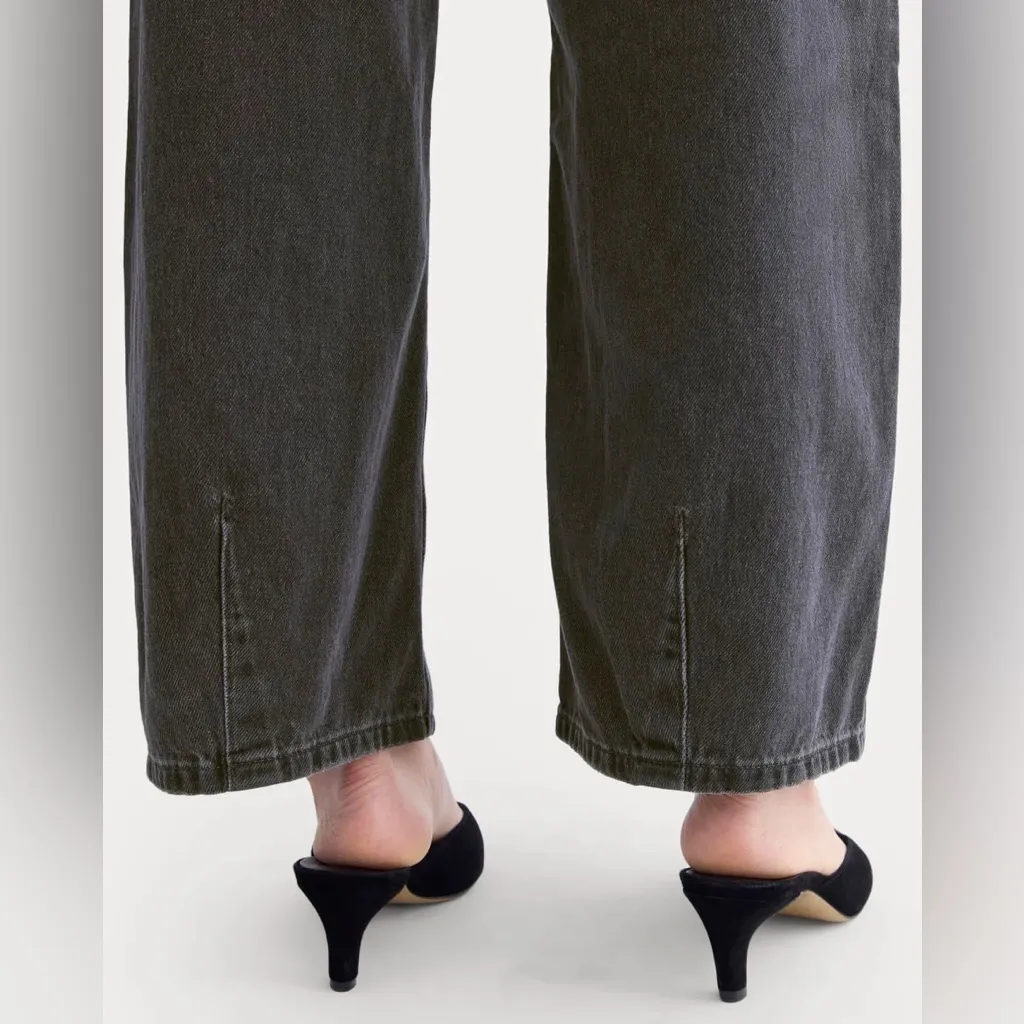 Everlane Loose Curve Jean in Carbon Midnight, Size 26 - Image 4