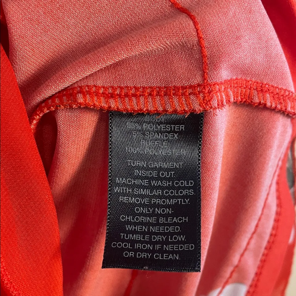 White House Black Market Women’s Floral Print One Shoulder Tie Ruffle Blouse - Image 9