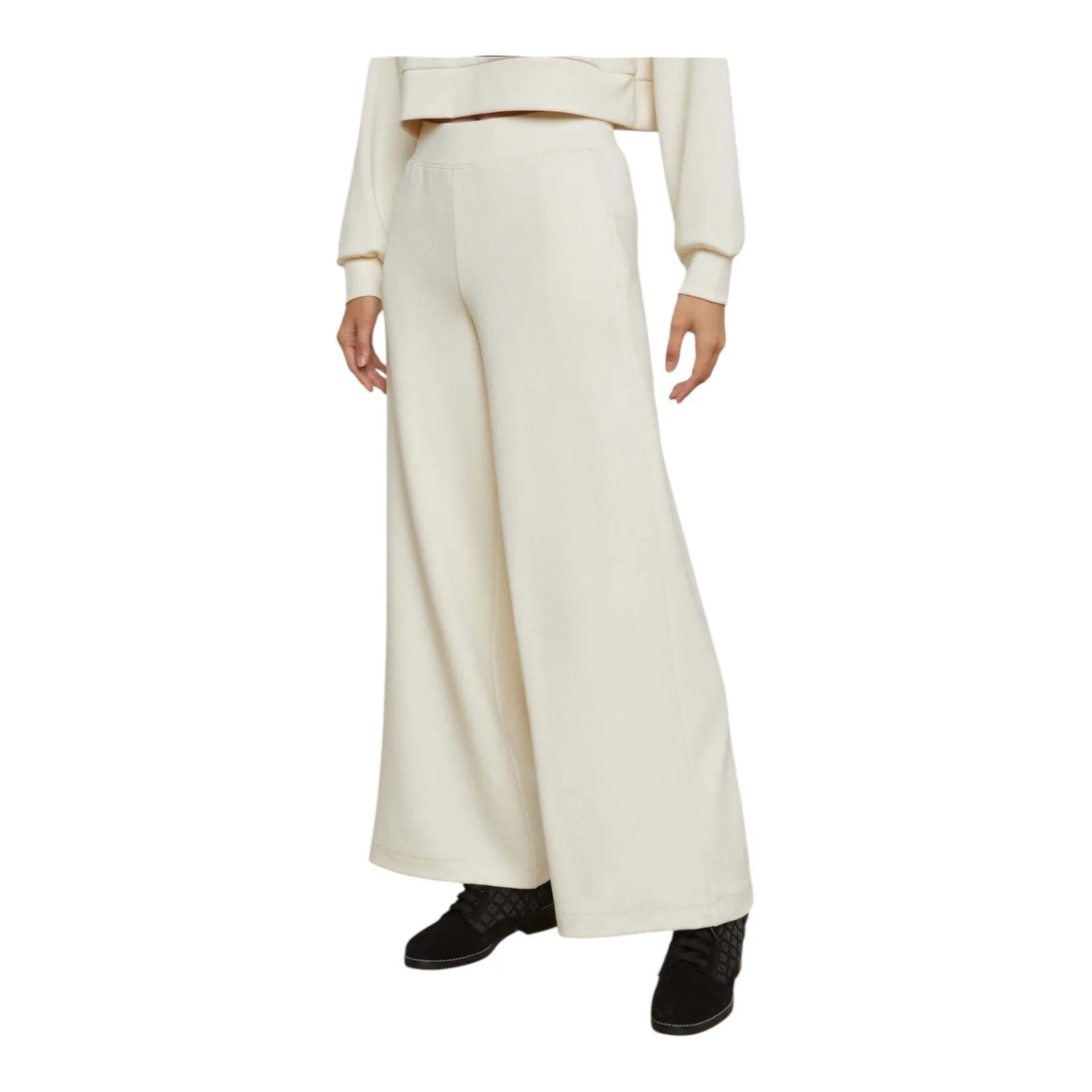 L'AGENCE Darcelle High Rise Pull On Black Wide Leg Pants Women's Size Small - Image 16