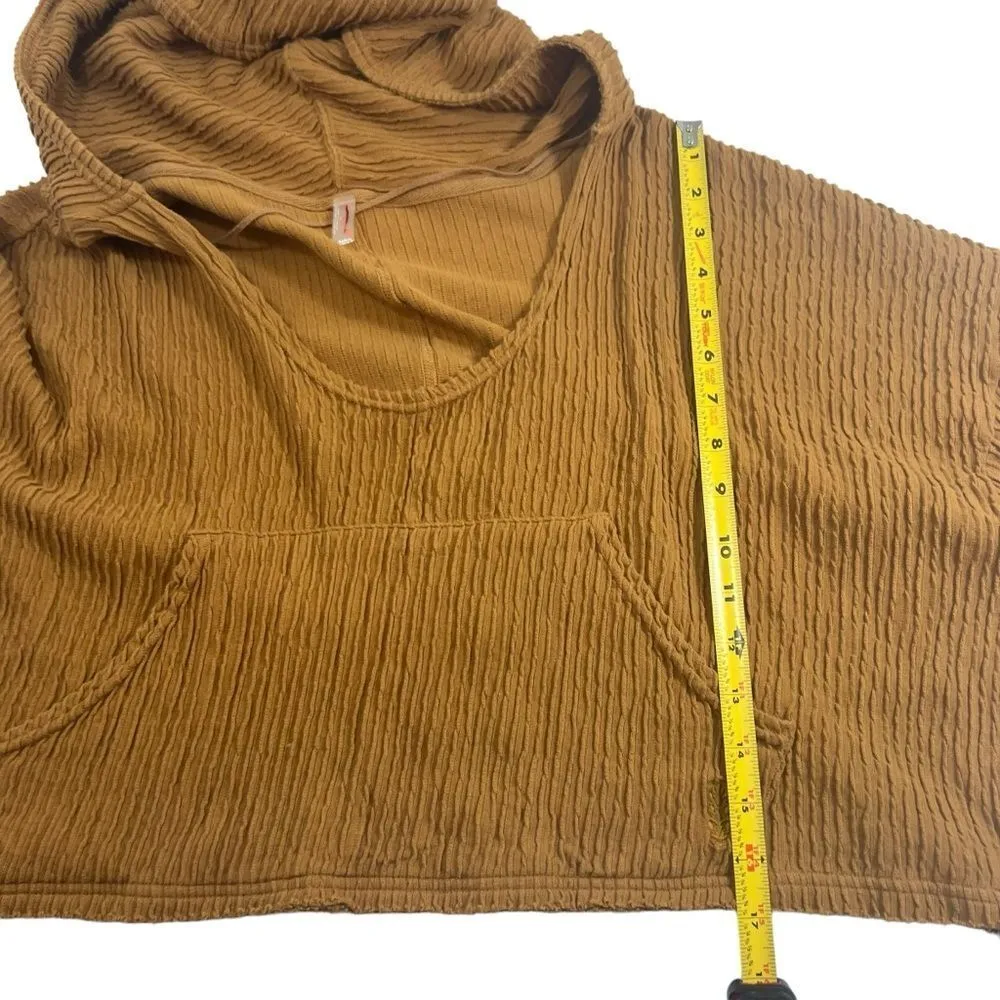 Free People Movement Slouchy Cropped Ribbed Hoodie - Image 8