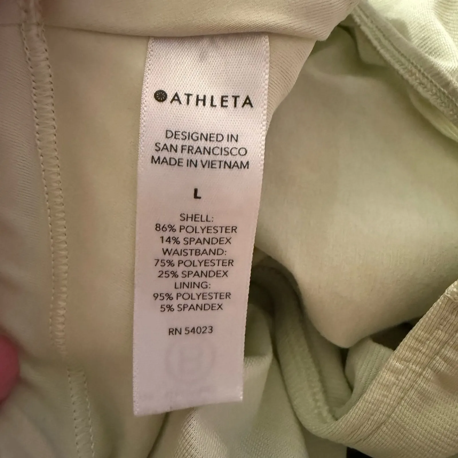 Athleta Pale Yellow Run With It 4.5” Athletic Athleisure Shorts - Image 8