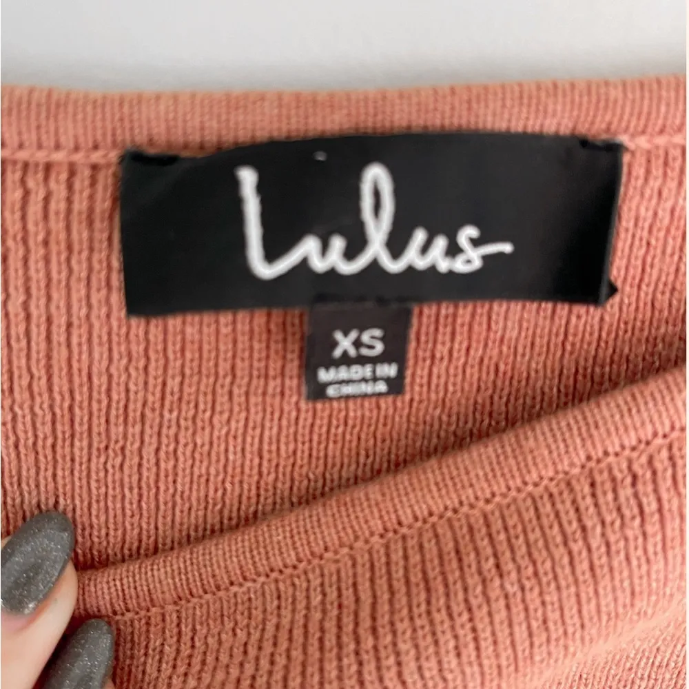 Rust Lulus sweater dress size XS! - Image 2