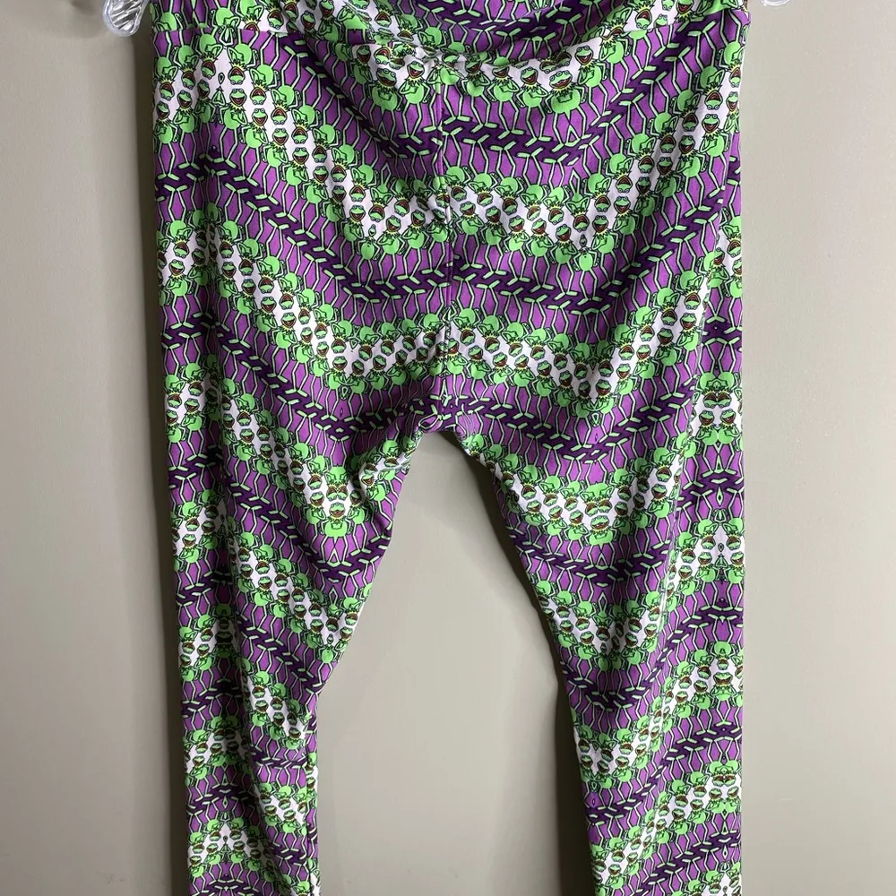 Lula Roe TC Kermit the Frog Leggings - Image 2