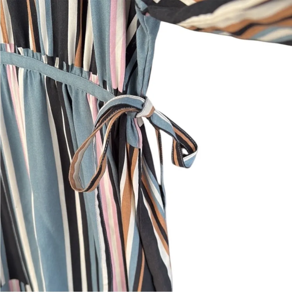 NWT Masai Neve Striped Dress Goblin Blue Size XL - Image 12