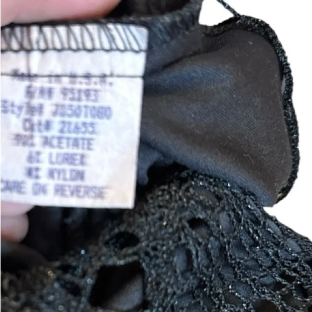 Vintage La Petite Romance Black Garter Belt‎ - Image 5