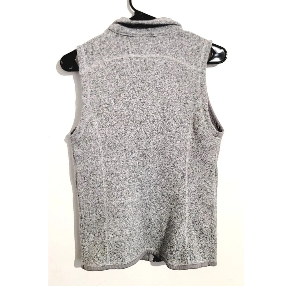 Patagonia Better Sweater 25886 Fleece Vest Embroidered Logo Gray Medium - Image 2