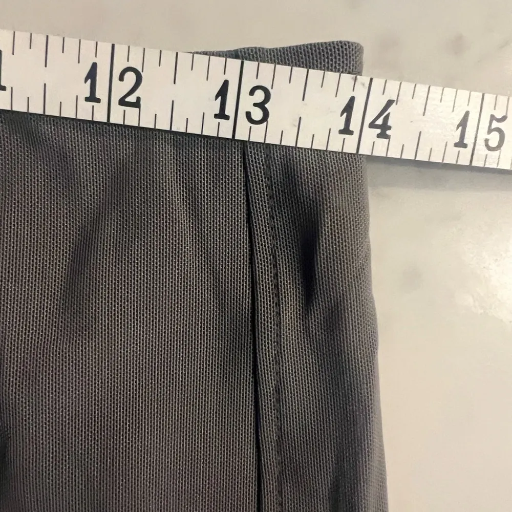 NWOT FANCI CLUB Gray micro mini asymmetrical skirt Small $300 - Image 7