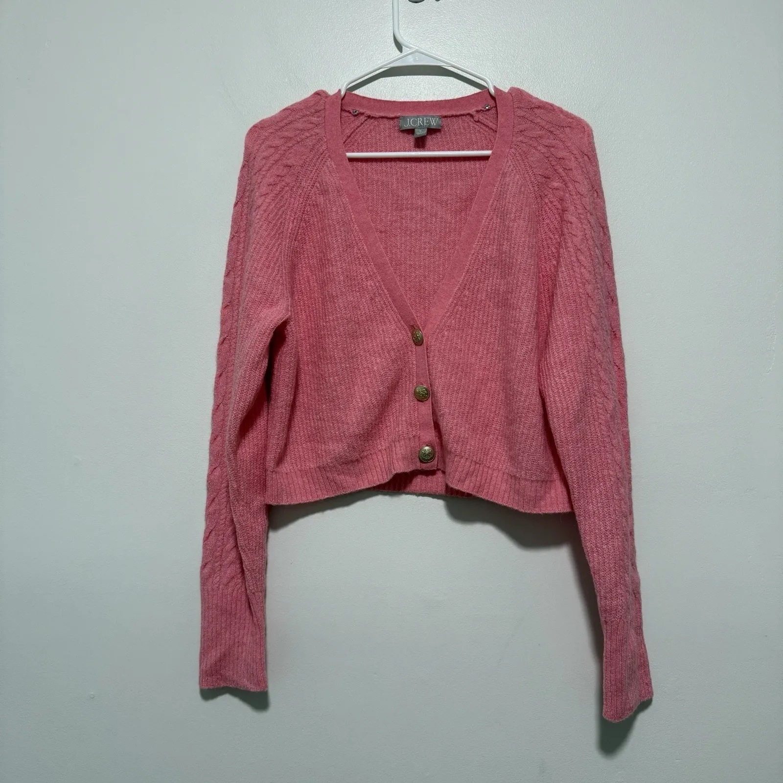 J. Crew Pink Supersoft cropped cable - Image 2