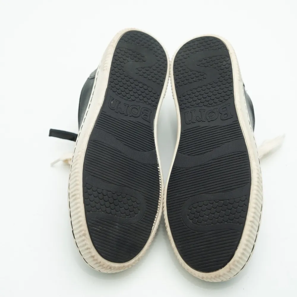 Born | New! Paloma Black Leather Sneaker Size 7 - Image 6