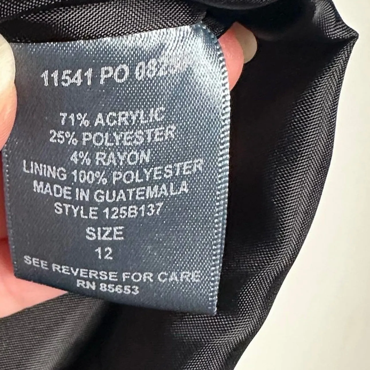 Koret Womens Tweed Blazer Jacket Size 12 Velvet Accents Burgundy Academia Career Brown - Image 3