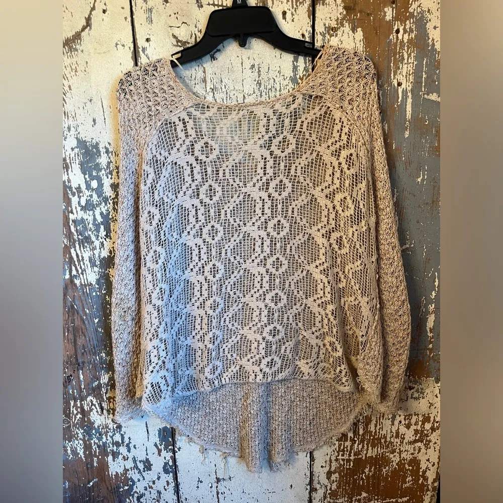 Free People Poppy Seed Pullover in Oatmeal XS - Image 6