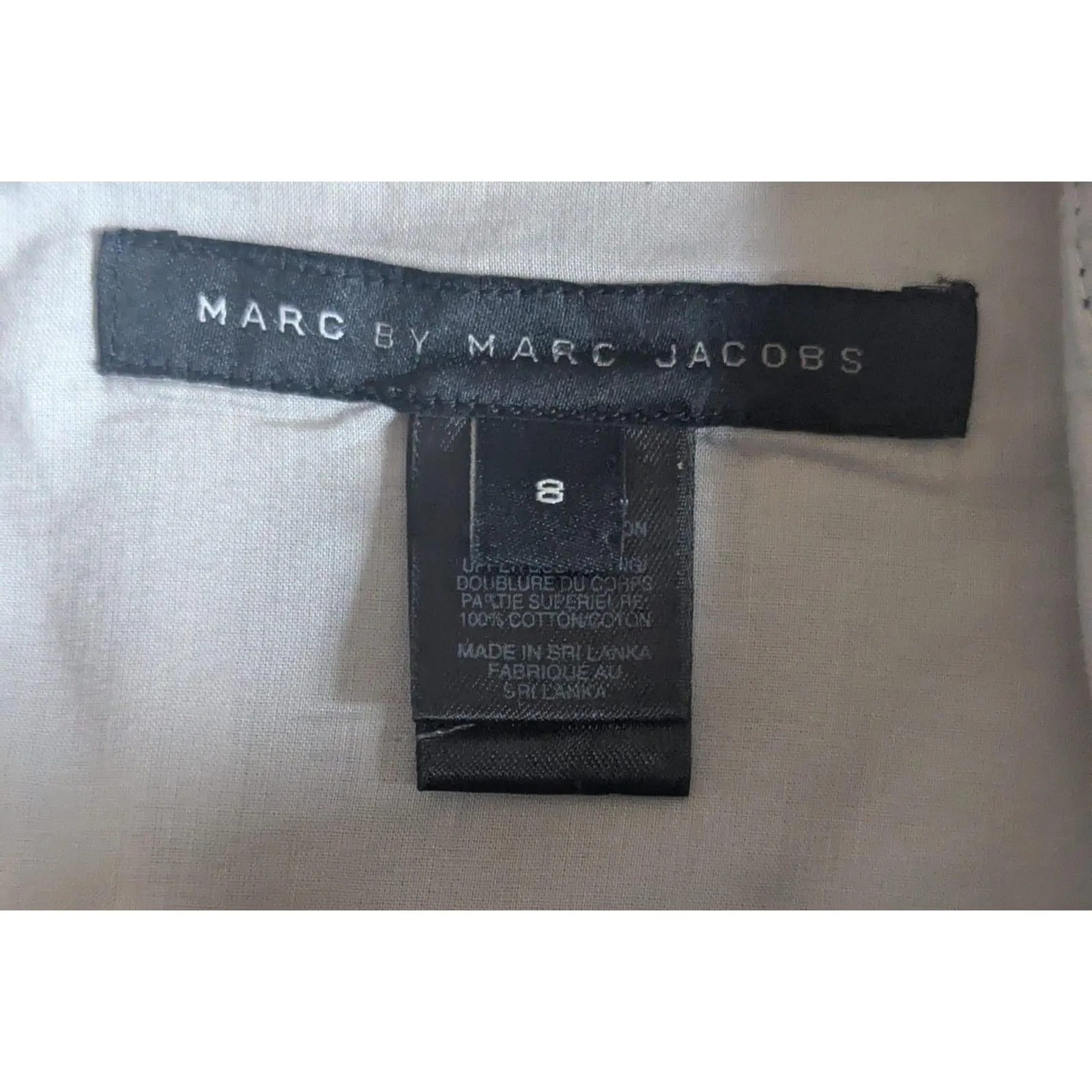 Marc by Marc Jacobs 8 Gray Ikat Abstract Print Wrap Midi Dress - Image 3