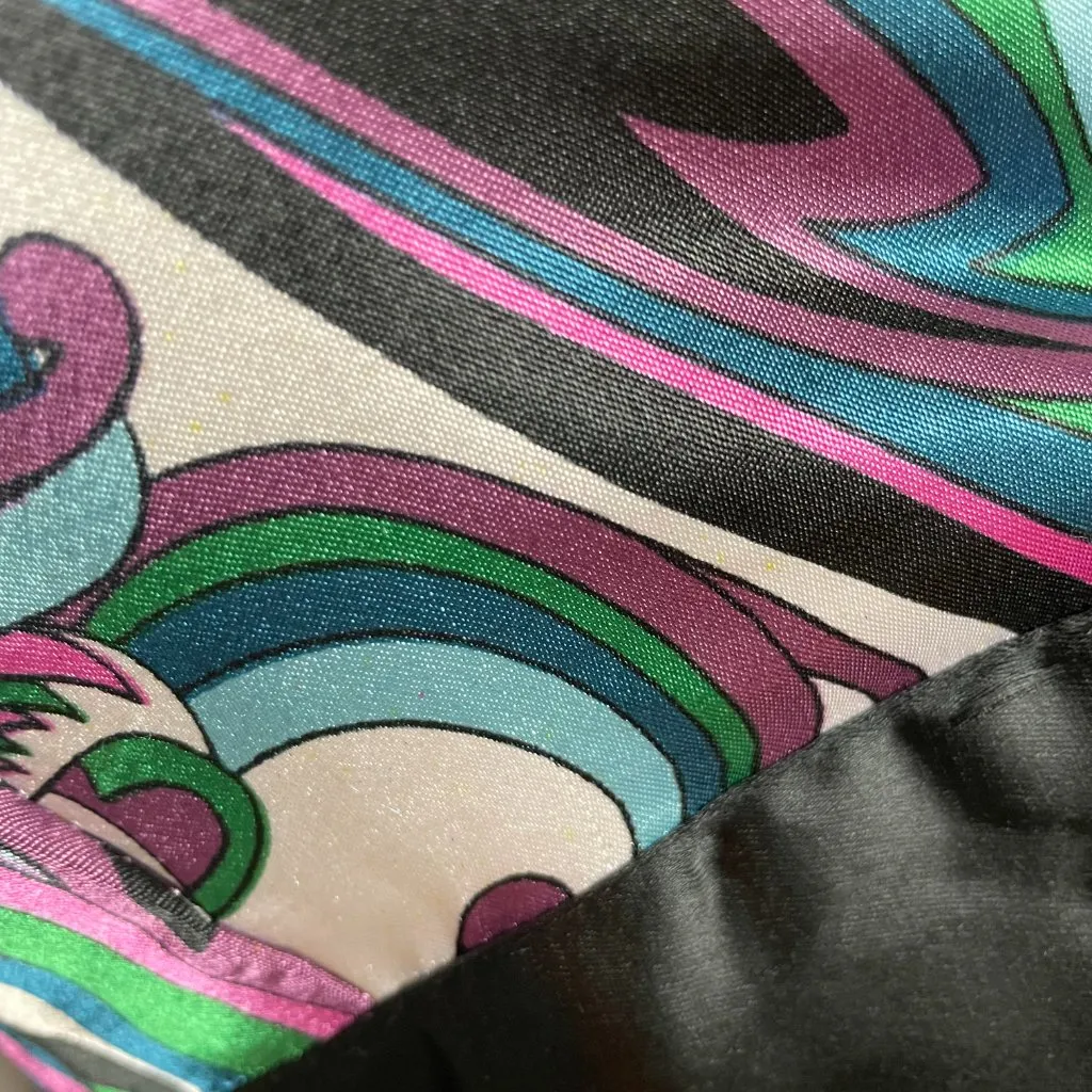 Vintage Y2K Dress Retro Print Flower Power V - Image 8