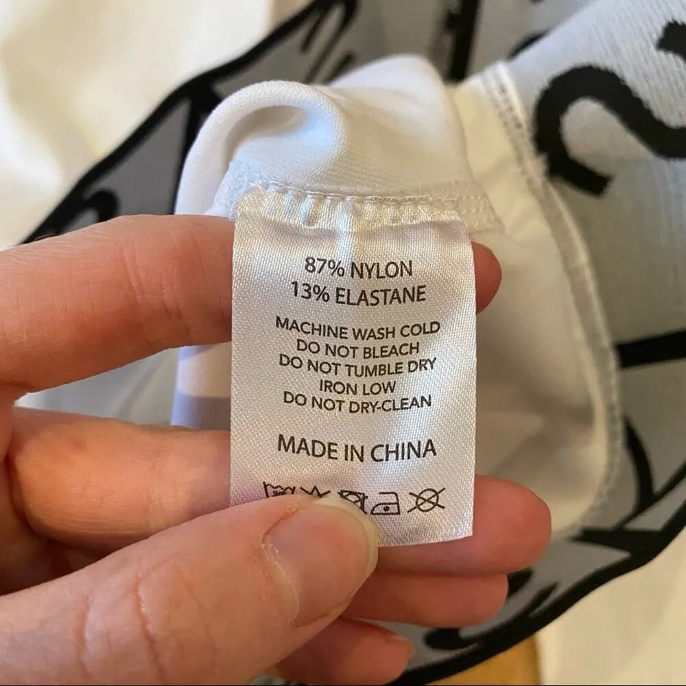 Saski Collection - Staple High Waist Leggings in White Size XS - Image 5