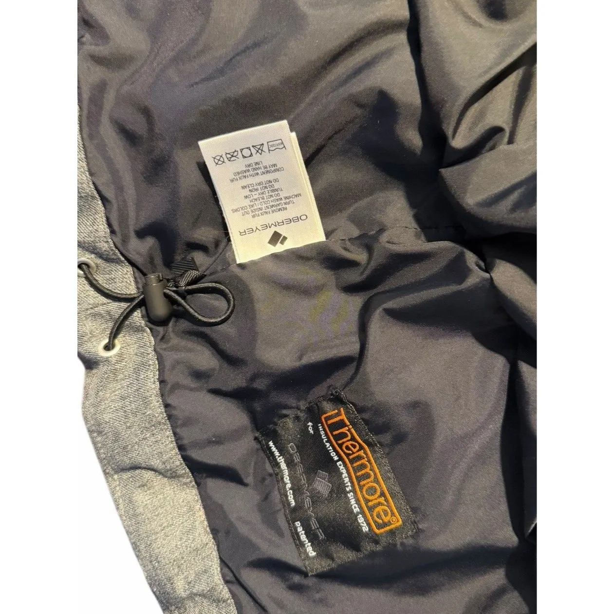 Obermeyer Tuscany II Insulated Jacket Size 10 Petite Color Charcoal - Image 11