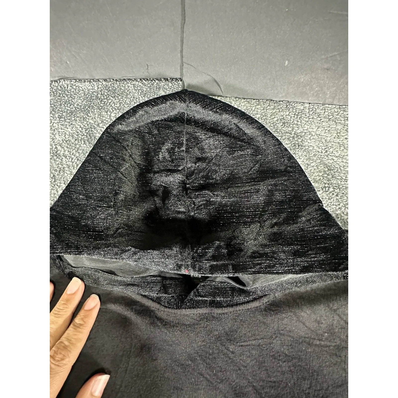 Coco + Carmen Lightweight Poncho Shawl Wrap Size O/S Black - Image 9