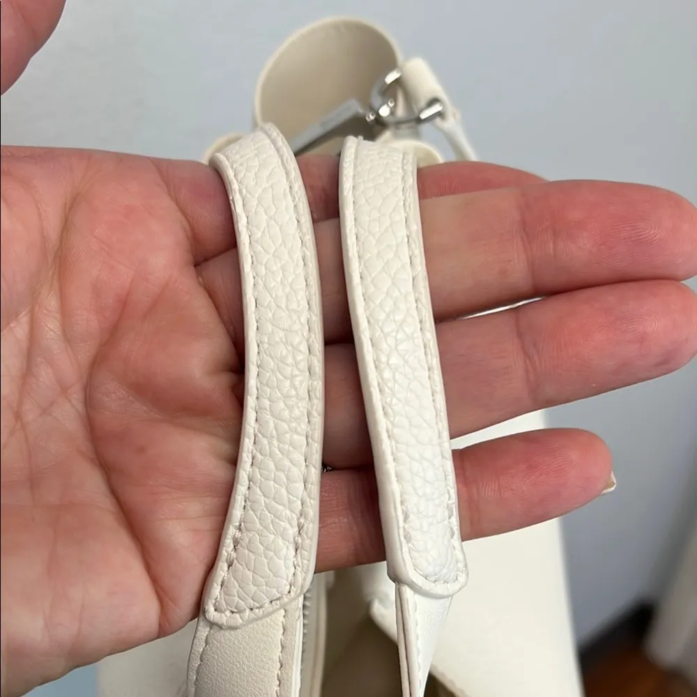 DKNY White Leather Satchel/Crossbody 🤍 - Image 15